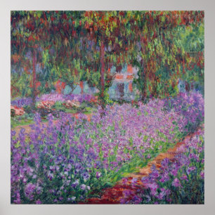 Claude Monet The Artist's Garden at Giverny Poster