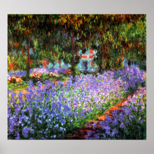 Claude Monet The Artist's Garden at Giverny Poster