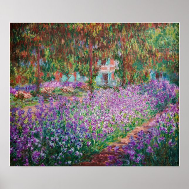 Claude Monet - The Artist's Garden at Giverny Poster (Front)