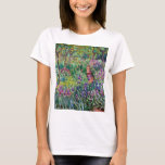 Claude Monet - The Artist's Garden at Giverny T-Shirt<br><div class="desc">Claude Monet - The Artist's Garden at Giverny</div>