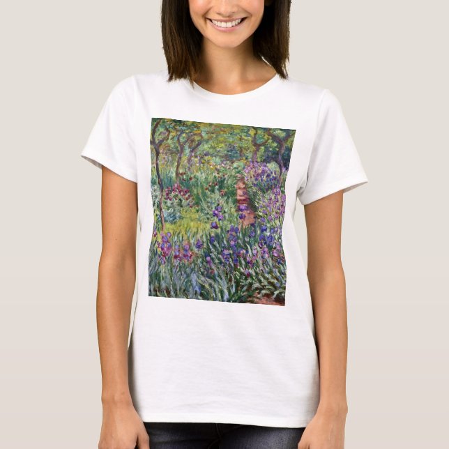 Claude Monet - The Artist's Garden at Giverny T-Shirt (Front)