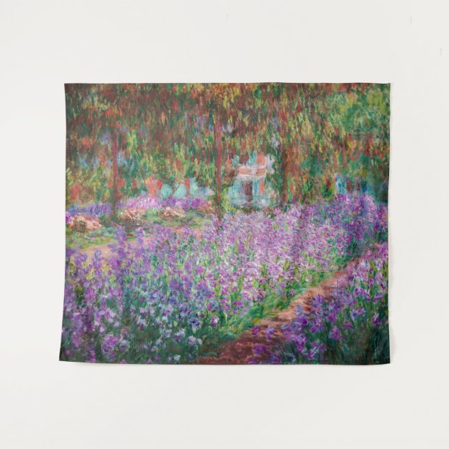 Claude Monet - The Artist's Garden at Giverny Tapestry (Front (Horizontal))