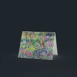 Claude Monet - The Artist's Garden at Giverny Thank You Card<br><div class="desc">Claude Monet - The Artist's Garden at Giverny</div>
