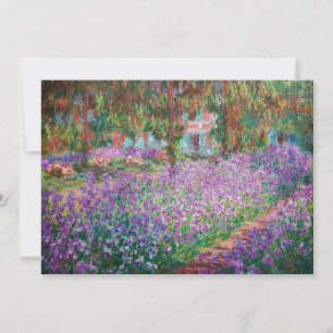 Claude Monet - The Artist's Garden at Giverny Thank You Card