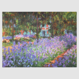 Claude Monet The Artist's Garden at Giverny Tissue Paper