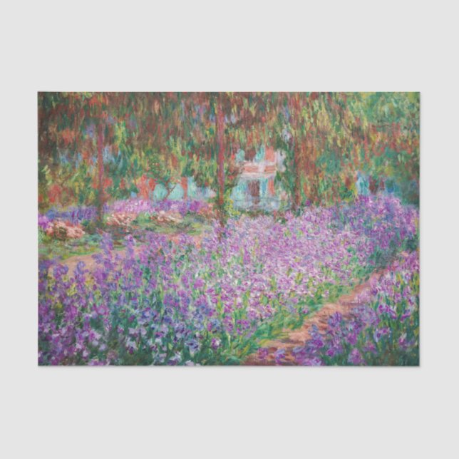 Claude Monet - The Artist's Garden at Giverny Tissue Paper (Front)