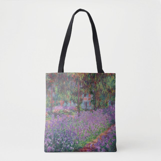 Claude Monet | The Artist's Garden at Giverny Tote Bag (Front)