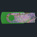 Claude Monet - The Artist's Garden at Giverny USB Flash Drive<br><div class="desc">The Artist's Garden at Giverny / Le Jardin de l'artiste a Giverny - Claude Monet,  1900</div>