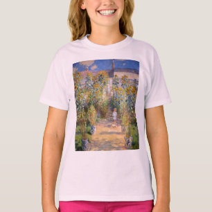 Claude Monet The Artist's Garden at Vétheuil, 1880 T-Shirt