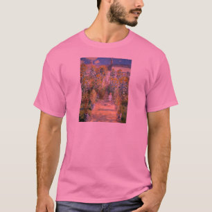 Claude Monet The Artist's Garden at Vétheuil, 1880 T-Shirt