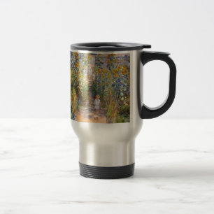 Claude Monet The Artist's Garden at Vétheuil, 1880 Travel Mug