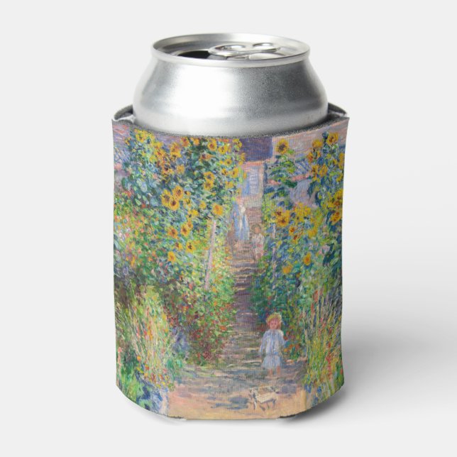 Claude Monet - The Artist's Garden at Vetheuil Can Cooler (Can Front)