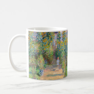 Claude Monet - The Artist's Garden at Vetheuil Coffee Mug