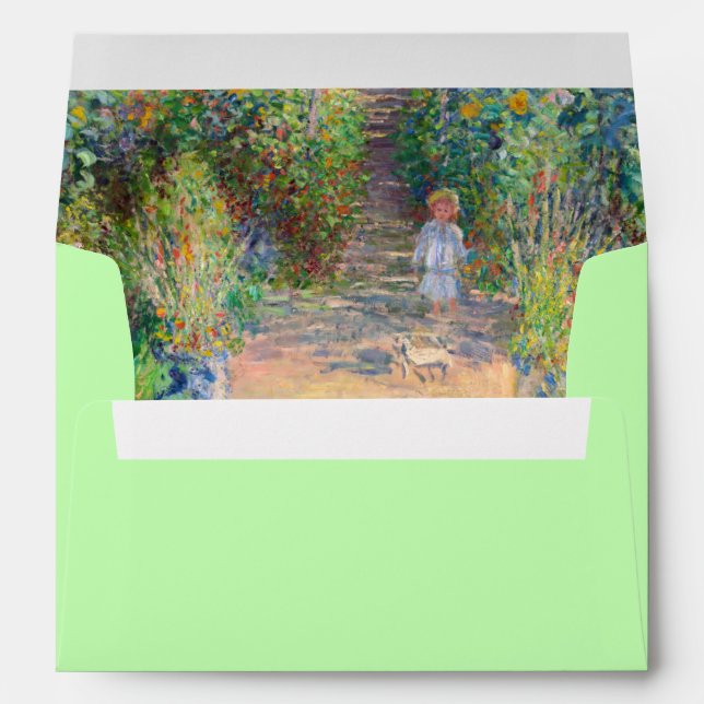 Claude Monet - The Artist's Garden at Vetheuil Envelope (Back (Bottom))