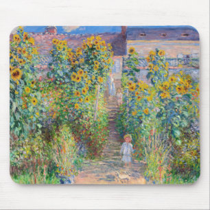 Claude Monet - The Artist's Garden at Vetheuil Mouse Mat