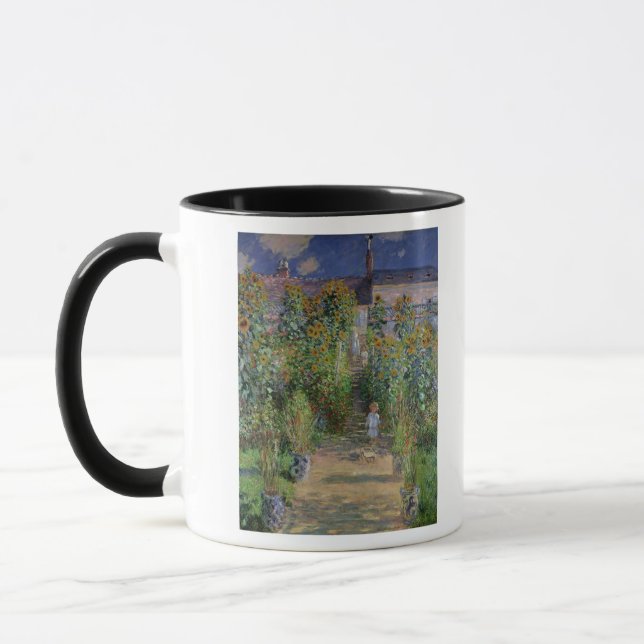 Claude Monet | The Artist's Garden at Vetheuil Mug (Left)