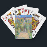 Claude Monet - The Artist's Garden at Vetheuil Playing Cards<br><div class="desc">The Artist's Garden at Vetheuil / Le jardin de l'artiste a Vetheuil - Claude Monet,  Oil on Canvas, 1881</div>