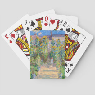 Claude Monet - The Artist's Garden at Vetheuil Playing Cards