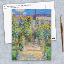 Claude Monet - The Artist's Garden at Vetheuil