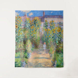 Claude Monet - The Artist's Garden at Vetheuil Tapestry