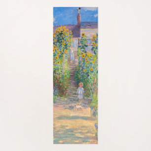 Claude Monet - The Artist's Garden at Vetheuil Yoga Mat