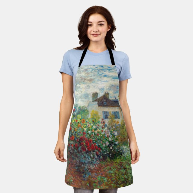 Claude Monet - The Artist's Garden in Argenteuil Apron (Worn)