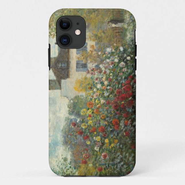 Claude Monet | The Artist's Garden in Argenteuil Case-Mate iPhone Case (Back)