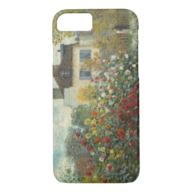 Claude Monet | The Artist's Garden in Argenteuil Case-Mate iPhone Case (Back)