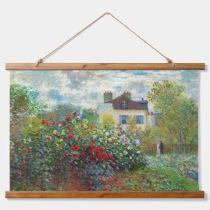 Claude Monet - The Artist's Garden in Argenteuil Hanging Tapestry