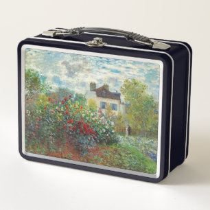 Claude Monet - The Artist's Garden in Argenteuil Metal Lunch Box