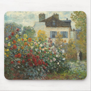 Claude Monet   The Artist's Garden in Argenteuil Mouse Mat