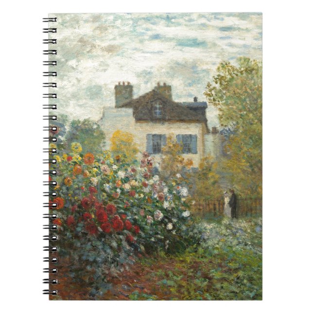 Claude Monet | The Artist's Garden in Argenteuil Notebook (Front)