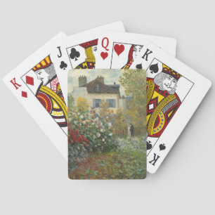 Claude Monet   The Artist's Garden in Argenteuil Playing Cards