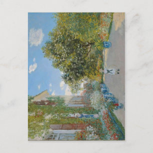 Claude Monet The Artist's House at Argenteuil 1873 Postcard