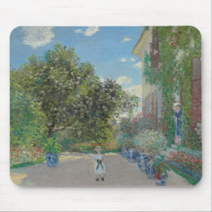 Claude Monet - The Artist's House at Argenteuil Mouse Mat