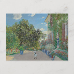 Claude Monet - The Artist's House at Argenteuil Postcard