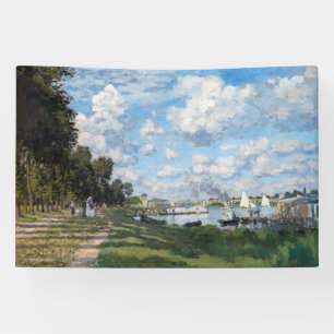 Claude Monet - The Basin at Argenteuil Banner