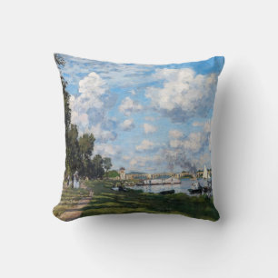 Claude Monet - The Basin at Argenteuil Cushion