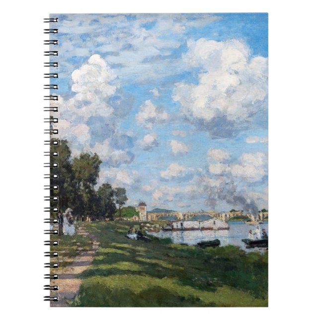 Claude Monet - The Basin at Argenteuil Notebook (Front)
