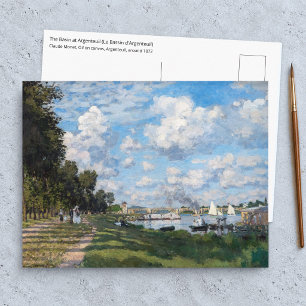 Claude Monet - The Basin at Argenteuil Postcard