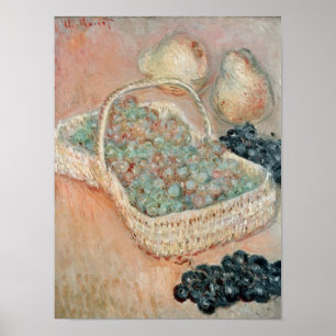 Claude Monet   The Basket of Grapes, 1884 Poster