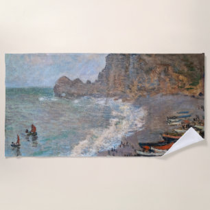 Claude Monet - The Beach at Etretat Towel