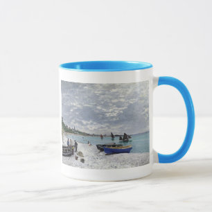 Claude Monet   The Beach at Sainte-Adresse Mug