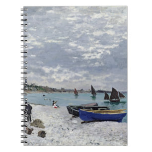 Claude Monet The Beach at Sainte-Adresse Notebook