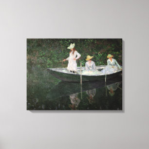 Claude Monet   The Boat at Giverny, c.1887 Canvas Print