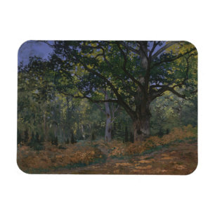 Claude Monet   The Bodmer Oak, Fontainebleau Fores Magnet