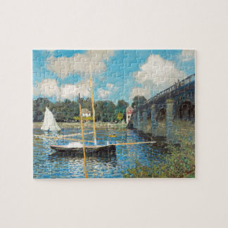 Claude Monet The Bridge at Argenteuil (1874) Jigsaw Puzzle