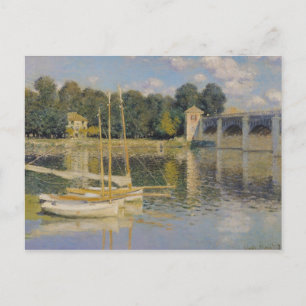 Claude Monet   The Bridge at Argenteuil, 1874 Postcard