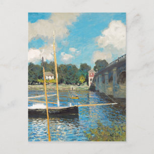 Claude Monet The Bridge at Argenteuil (1874) Postcard