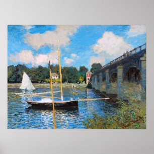 Claude Monet: The Bridge at Argenteuil Poster